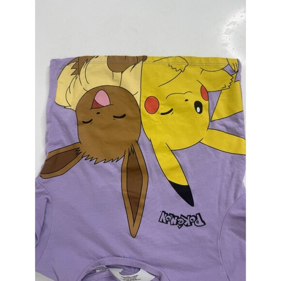 H&M Pokémon Pikachu T-Shirt Sz  3/4 T Graphic Print Purple Toddler - Picture 2 of 6